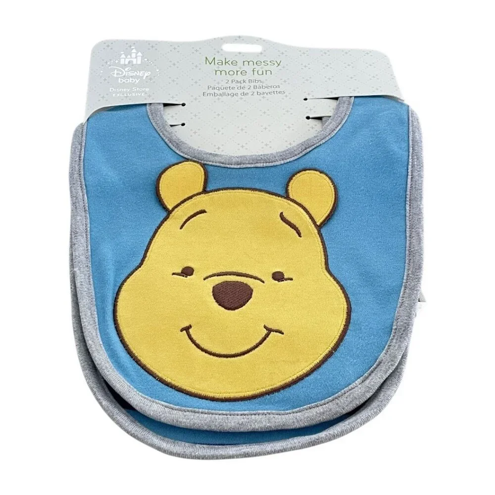Disney Store Disney Baby Winnie The Pooh and Friends Tigger Piglet Baby Bib Set